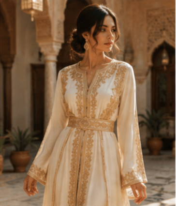 caftan doré impérial caftan doré impérial