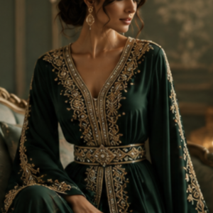 caftan lavande Élégance