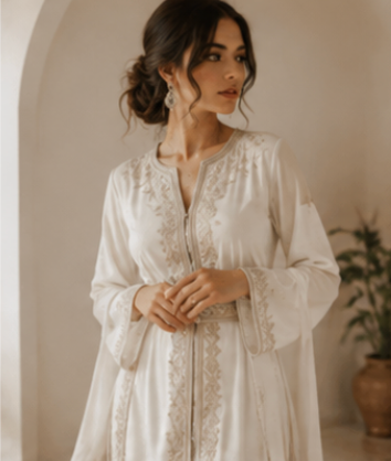 Caftan Blanc Pur Caftan Blanc Pur